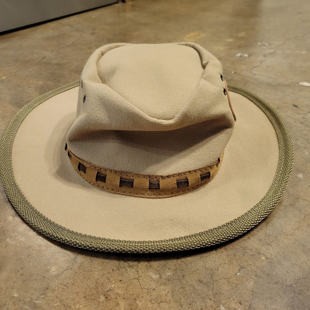 Original South African ROGUE BUSH HAT with Genuine Leather Crown Lining - Small